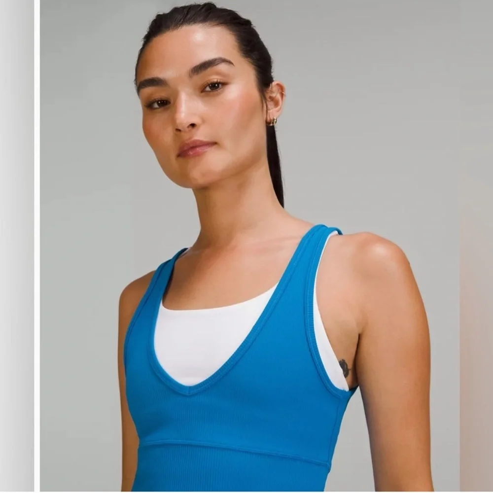 NWOT Lululemon Power Pivot Ribbed Tank Top - 10 - Picture 6 of 8